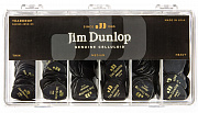 Dunlop Celluloid Black Teardrop Display 485003  коробка с медиаторами, HV, MD, TH по 144 шт. , 432 шт