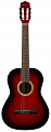 Rockdale Classic Life Red классическая гитара красного цвета, чехол в комплекте