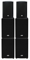 Xline SM-5000 активный акустический комплект, 2 сателлита, 4 субвуфера, мощность комплекта 2700 Вт