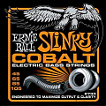 Ernie Ball 2733  струны для бас гитары Cobalt Slinky 45-105