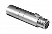 Amphenol AC3F3MW переходник-адаптер, цвет никель