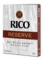 Rico RCR0545 трости для кларнета Bb, RESERVE (4 1/2), 5 шт. в пачке, с увлажнителем