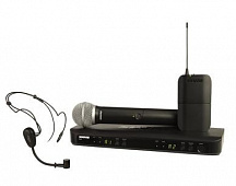 Shure BLX1288E/PG30 K3E двухканальная радиосистема с ручным передатчиком и гарнитурой