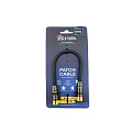 BlackSmith Patch Cable Gold Series 0.65ft GSPC-20  патч-кабель, 20 см, угловой Jack + угловой Jack, позолоченные контакты