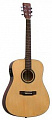 Beaumont DG80E/NA гитара электроакустическая, цвет натуральный