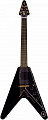 Gibson Flying V 7-String Ebony Gold Hardware семиструнная электрогитара с кейсом, цвет чёрный