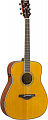 Yamaha FG-TA VT  трансакустическая гитара, цвет винтажный натуральный, корпус вестерн