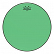 Remo BE-0312-CT-GN Emperor® Colortone™ Green Drumhead, 12' цветной двухслойный прозрачный пластик, зеленый
