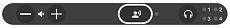 Shure MXC605-ACC-SPK накладка с кнопкой Речь для пульта MXC605, 10 шт.