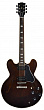 Gibson 2018 Memphis ES-335 Satin Walnut гитара полуакустическая с кейсом, цвет орех