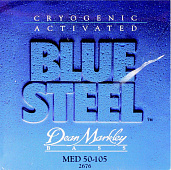 DeanMarkley 2676 Blue Steel Bass MED струны для 4-струнной бас-гитары, толщина 50-105