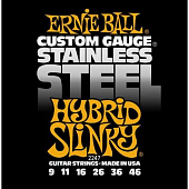 Ernie Ball 2247 струны для электрогитары Hybrid 9-46, нерж. сталь