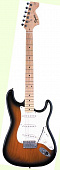 Fender SQUIER AFFINITY STRAT (MN) BROWN SUNBURST электрогитара, цвет коричневый