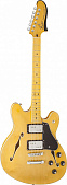 Fender Modern Player Starcaster MN Natural полуакустическая электрогитара