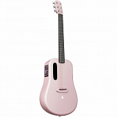 Lava ME 3 36 Pink  трансакустическая гитара с чехлом, 36", цвет розовый