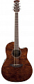 Ovation CS24P-NBM Celebrity Standard Plus Mid Cutaway Nutmeg Burled Maple электроакустическая гитара, цвет коричневый
