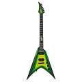 Solar Guitars V2.6LB  электрогитара с чехлом, цвет зеленый берст