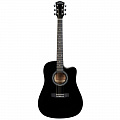 Cascha CGA100-BK Student Series  акустическая гитара, цвет чёрный, чехол в комплекте