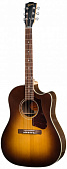 Gibson 2019 J-45 AG Walnut (Burst) Walnut Burst гитара электроакустическая, цвет санберст в комплекте кейс