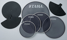 Tama SPP518C комплет тихих тренировочных пластиков (10”, 12”, 13”, 14”, 18”) и тарелочных блинов (13”, 16”)