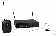 Shure SLXD14E/153B H56 радиосистема с микрофоном MX153 с креплением на ухо, 518-562 МГц, цвет черный