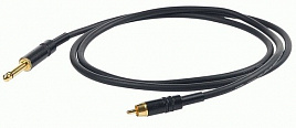 Proel CHLP220LU15 сценический инструментальный кабель, разъёмы Jack 6.3 мм <-> RCA, длина: 1.5 метра