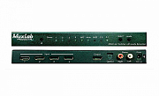 MuxLab 500437 коммутатор  4х1 HDMI с деэмбедером аудио, HDMI 2.0 4K/60
