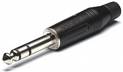 Amphenol ACPS-GB-AU кабельный разъем Jack 1/4", M серия, стерео, прямой, цвет черный