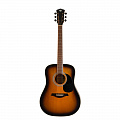 Rockdale Aurora D6 SB Satin акустическая гитара, дредноут, цвет санберст, сатиновое покрытие