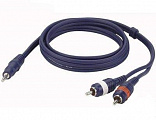 DAP Audio кабель Stereo Mini Jack/2 x RCA, длина 1.5 метра