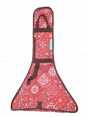 БалалайкерЪ A-BB-5  чехол для балалайки мягкий, цвет красный (с мозаичным орнаментом)