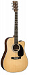 Martin DC28E  электроакустическая гитара Dreadnought с кейсом, цвет натуральный