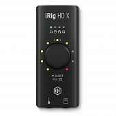 IK Multimedia iRig HD X универсальный гитарный интерфейс для iPhone/iPad Mac и ПК, кабели Lightning + USB-C в комплекте