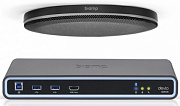 Biamp Devio SCR-25CX микрофон с аудиопроцессором Includes Devio  SCR-25 hub and one TCM-XEX ceiling microphone, black