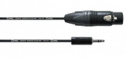 Cordial CPM 1,5 FW-UNB  микрофонный кабель, 1.5 метра, черный