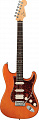 Fender AMERICAN DELUXE STRAT HSS (MN) 3-COLOR SUNBURST электрогитара, цвет 3-цветный санбёрст