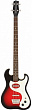 Danelectro D63LSB RDB бас-гитара электрическая, цвет корпуса красный жженый