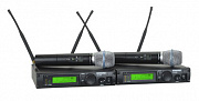 Shure ULXP24D/Beta87A профессиональная 2-канальная вокальная радиосистема серии ULX с 2 микрофонами Beta 87A