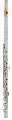 Yamaha YFL-382  флейта с резонаторами, в линию, нейзильбер, серебряное покрытие