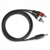 Biamp CMJRC кабель 3.5 мм стерео мини-джек - 2 x RCA "папа", длина 1.5 метров