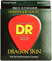 DR Strings DSA-13  струны для акустической гитары DragonSkin Acoustic, 13-56
