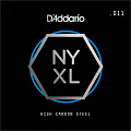 D'Addario NYS011  отдельная струна 0.011", серия NYXL