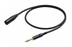 Proel CHL230LU5 микрофонный кабель Стерео джек 6.3 мм <-> XLR М "папа", длина  5 метров