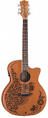 Luna HEN O2 CDR электроакустическая фолк-гитара, цвет натуральный