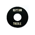 Hosco H-LP-SW-B  накладка "Rhythm-Treble" под 3-позиционный переключатель, черная