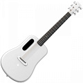 Lava ME 3 36' White  электроакустическая гитара со звукоснимателем и встроенными эффектами, цвет белый, с чехлом