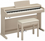 Yamaha YDP-164WA клавинова, 88 клавиш GH3, цвет белый ясень