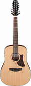 Ibanez AAD1012E-OPN электроакустическая гитара, цвет натуральный