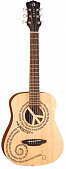 Luna SAF PCE акустическая гитара 3/4, цвет натуральный, чехол в комплекте