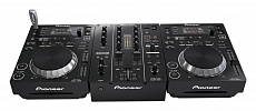 Pioneer 350 Pack-2  DJ комплект 2 х CDJ350 + DJM350 + HDJ500K + PRO350 FLT